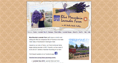 Desktop Screenshot of bluemountainlavender.com